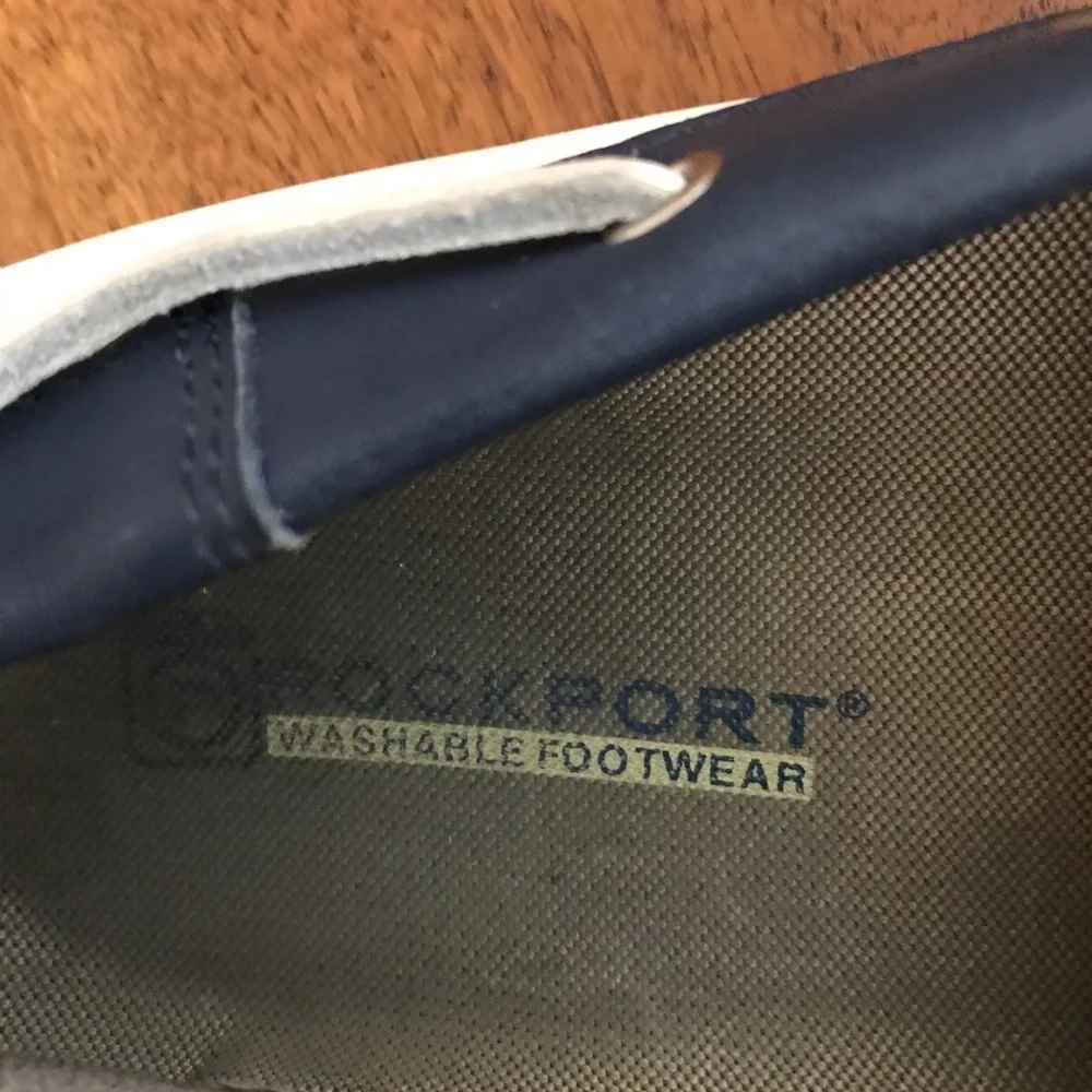 Rockport Men’s Leather Patriotic Boat Shoe